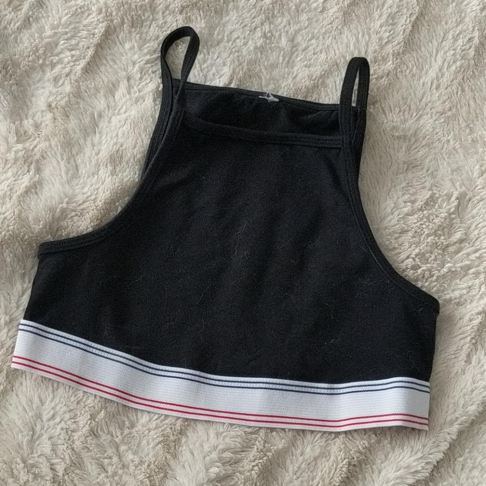 American Apparel High neck tank crop